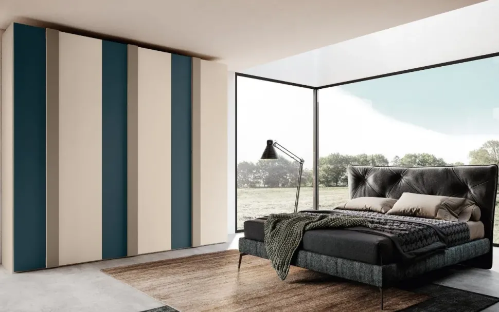 Armadio Armadio a 6 ante mod.terna di orme in promo-sconto del 50% realizzato in laminato opaco di Orme scontato -50%