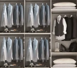 ARMADIO Armadio  garnde 6 ante  battenti  con maniglione  qaudro infinity   Outlet etnico SCONTATO