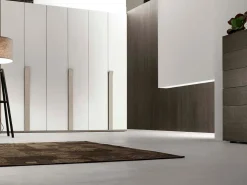 Armadio Armadio laccato opaco mod.blue moon di giessegi scontato del 50% Giessegi a sei ante a prezzo scontato