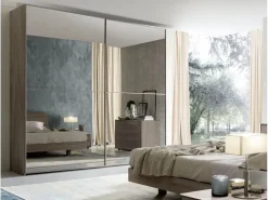 Armadio Armadio mod.visual a 2 ante-scorrevoli-maxi a specchio in promo-sconto del 40% realizzato in specchio di S75 scontato -46%