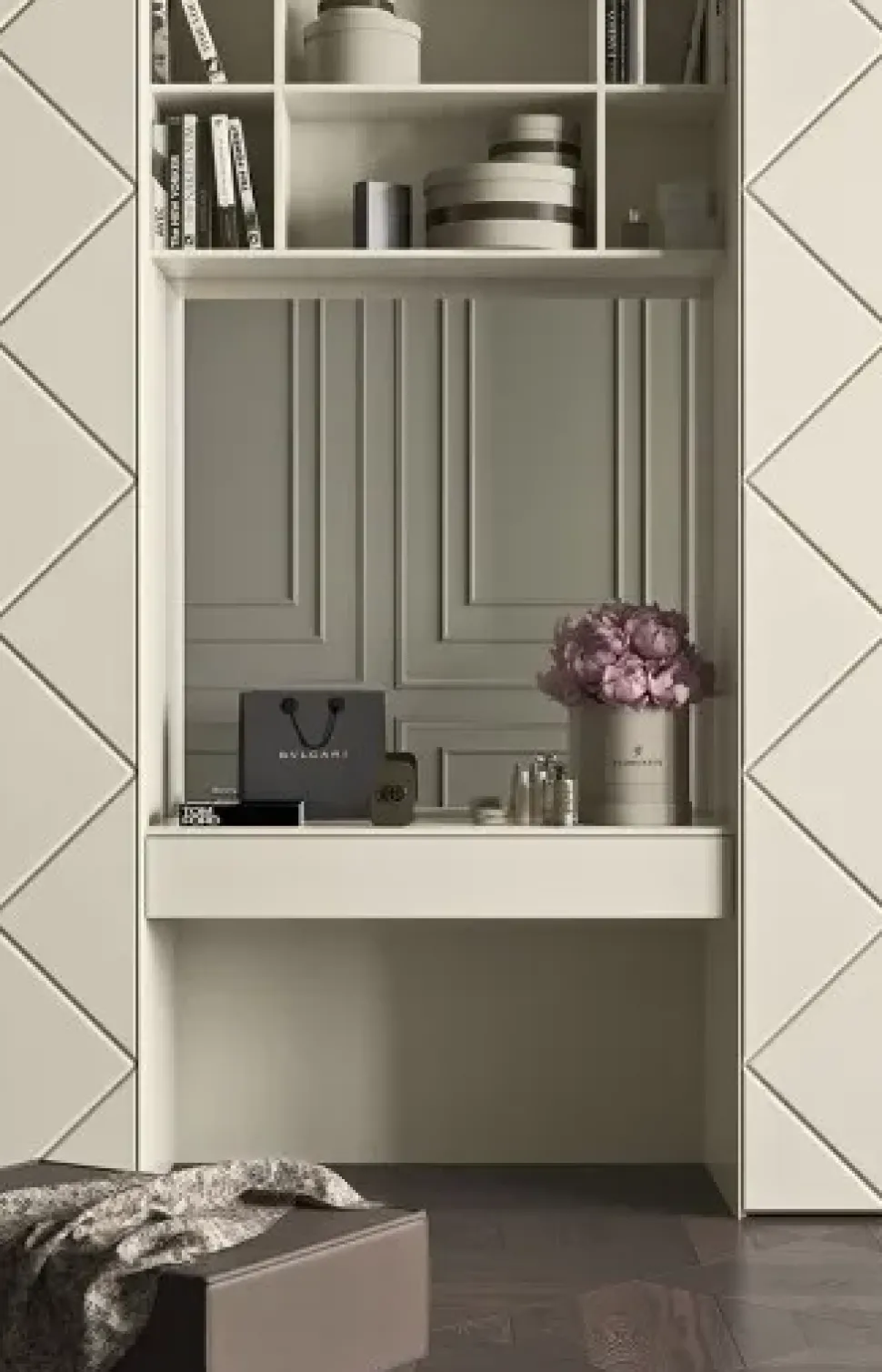 Armadio Ballancin modello Armadio mod.gem con toeletta-beauty di ballancin scontato del 40% A PREZZO SCONTATO