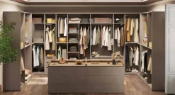 Armadio Cabina armadio 381 realizzato in laminato materico di Md work scontato -50%