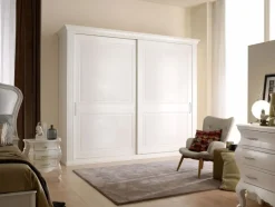 Armadio classico mod. Ida a 2 ante scorrev. Maxi scontato del 65%. Artigianale. Prezzi Outlet!