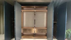 Armadio con ante a soffietto a prezzo scontato modello System di Tumidei