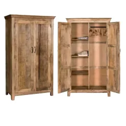 Armadio con ante battenti a prezzo scontato modello Armadio 2 ante newport   di Outlet etnico