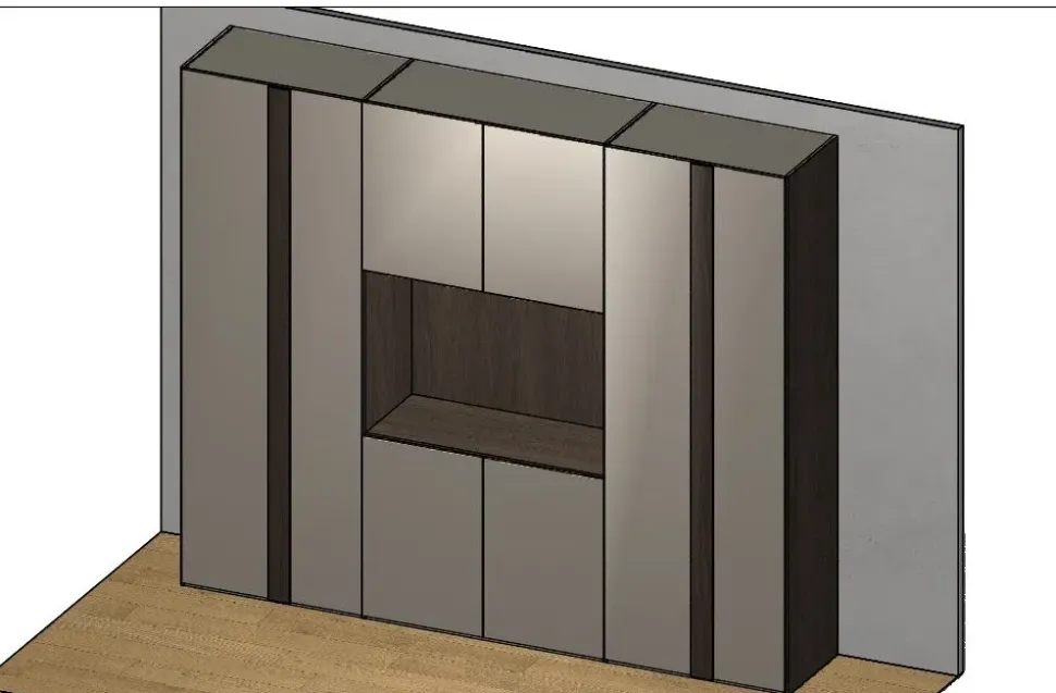 Armadio con ante battenti a prezzo scontato modello Arm13 di Imab