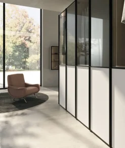 Armadio con ante battenti moderno Glass 3 Orme a prezzo ribassato