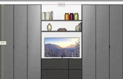 Armadio con ante battenti a prezzo scontato modello Liscia 22 crea 1200 di Orme