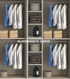 Armadio con ante battenti modello Bridge scontato del 43%
