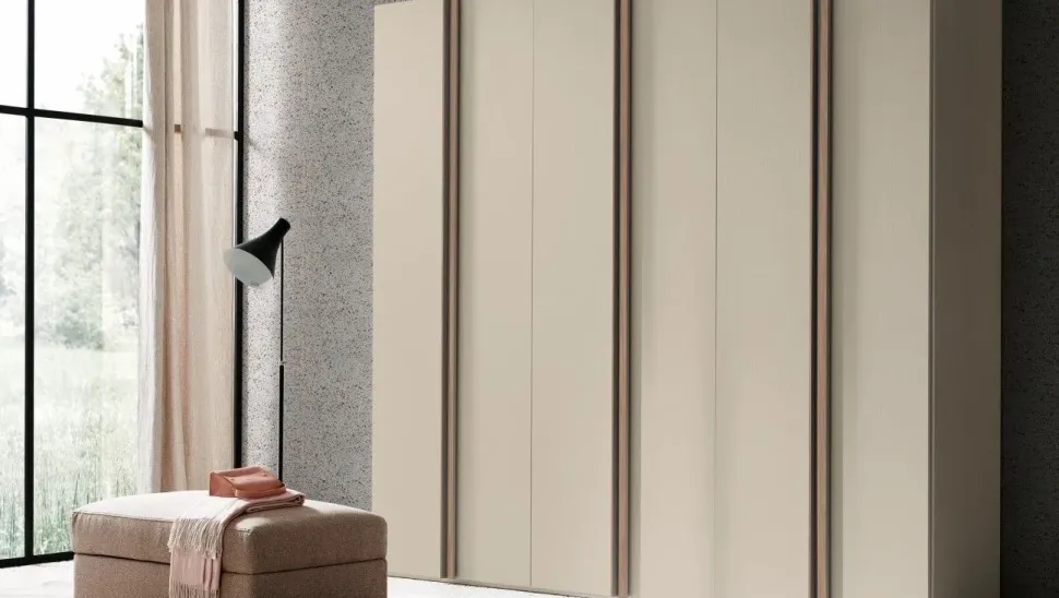 Armadio con ante battenti a prezzo scontato modello Abaco 122 night collection di Collezione esclusiva