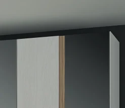 Armadio con ante battenti moderno Reflex oak Collezione esclusiva a prezzo ribassato