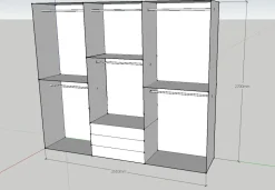 Armadio con ante battenti design Armadio 6 ante ima mobili Imamobili a prezzo scontato