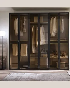 Armadio con ante battenti a prezzo scontato modello Ambra di Gierre mobili