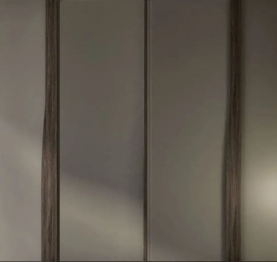 Armadio con ante scorrevoli a prezzo scontato modello Armadio etno ante scorrevoli con maniglioni infinity dark di Outlet etnico