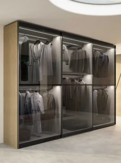 Armadio con ante scorrevoli a Tre ante Altea di Artigianale