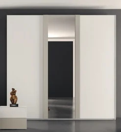 Armadio con ante scorrevoli moderno Lester mirror Collezione esclusiva a prezzo ribassato