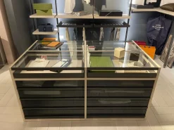 Armadio con cabina armadio moderno Virgo Mercantini a prezzo scontato