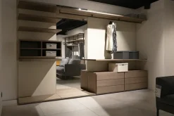 Armadio con cabina armadio modello System scontato del 65%