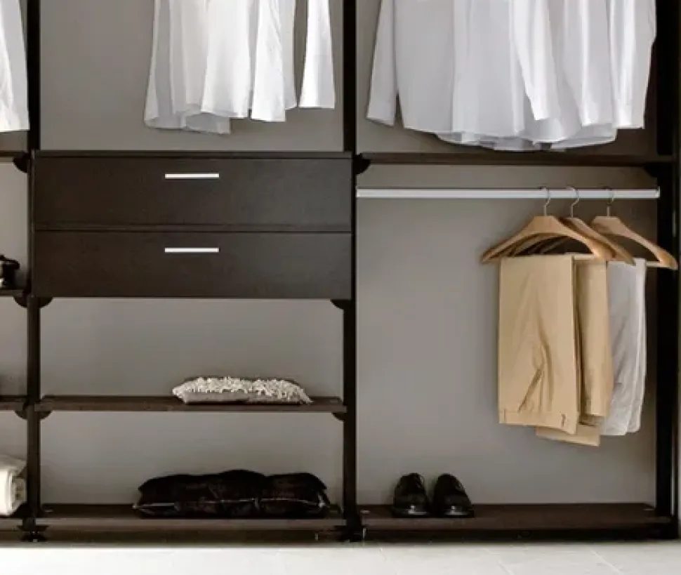 Armadio con cabina armadio design Ok-ne Domitalia a prezzo ribassato