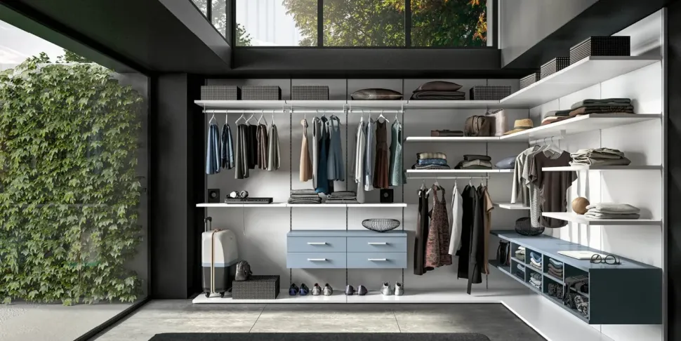 Armadio con cabina armadio a prezzo scontato modello Cabina armadio system soul 3 di Collezione esclusiva