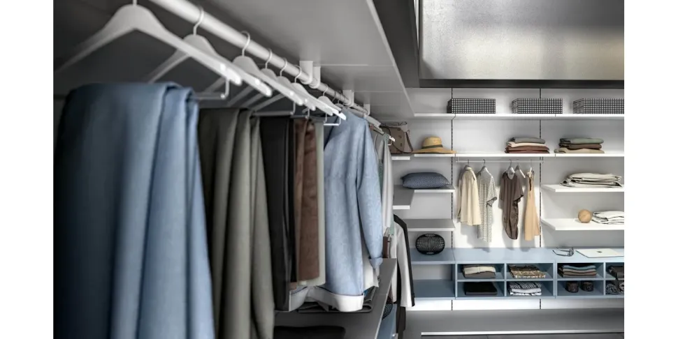 Armadio con cabina armadio a prezzo scontato modello Cabina armadio system soul 3 di Collezione esclusiva