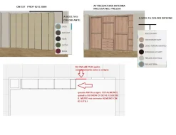 Armadio Cornice battente Pianca a sette ante a prezzo Outlet