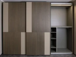 Armadio Cubik player outlet Diotti.com a tre ante a prezzo scontato