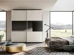 Armadio di Artigianale modello Arm21 in laminato materico con sconto -50%