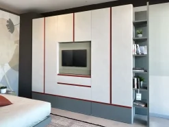 Armadio di Tomasella modello Armadio con ante battenti in laminato materico con sconto -30%