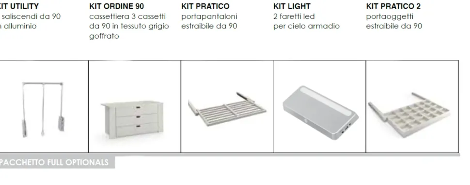 Armadio Gdo ars21 Artigianale con ante scorrevoli SCONTATO a PREZZI OUTLET