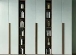 Armadio Gierre in laminato Abaco Notte, scontato. Ante battenti.