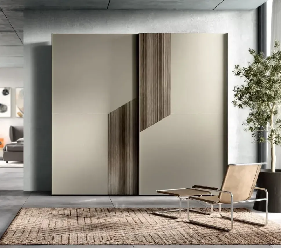 Armadio Grecale Moretti compact con ante scorrevoli SCONTATO a PREZZI OUTLET