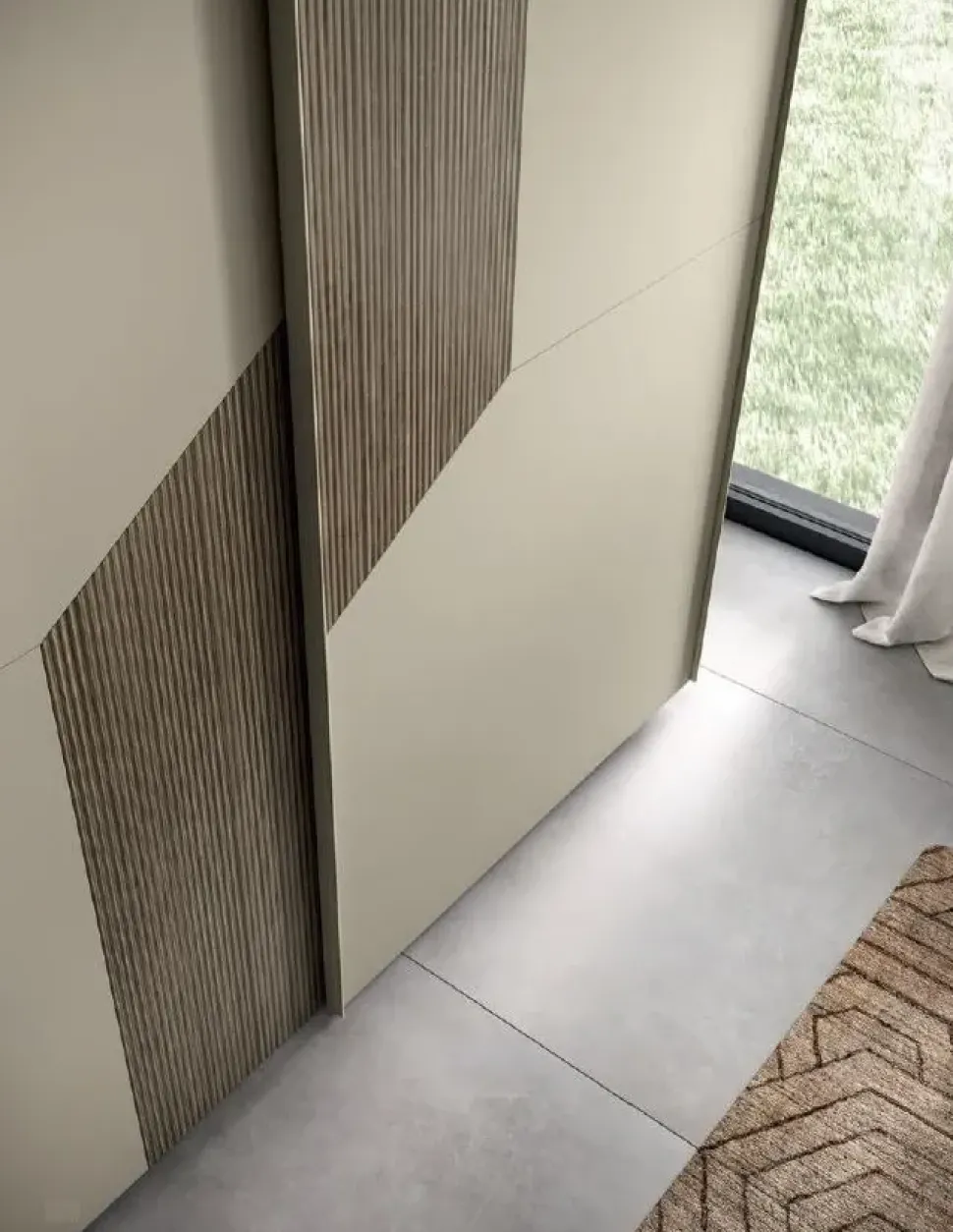 Armadio Grecale Moretti compact con ante scorrevoli SCONTATO a PREZZI OUTLET