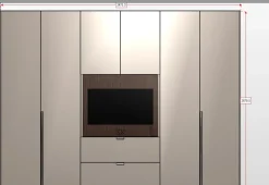 Armadio in laminato materico Armadio night 15 a marchio Orme scontato -50%