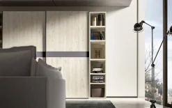 Armadio in laminato materico Power 11 a marchio Zg mobili scontato -40%