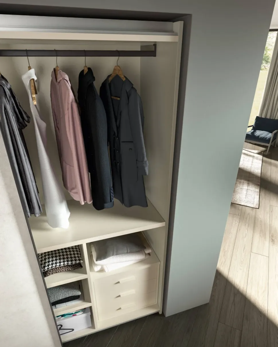 Armadio in laminato materico Power 03 a marchio Zg mobili scontato -40%