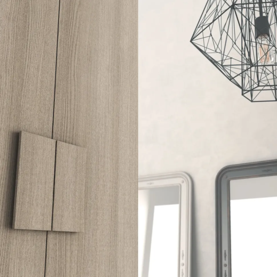 Armadio in laminato materico Nature a marchio Collezione esclusiva scontato -45%