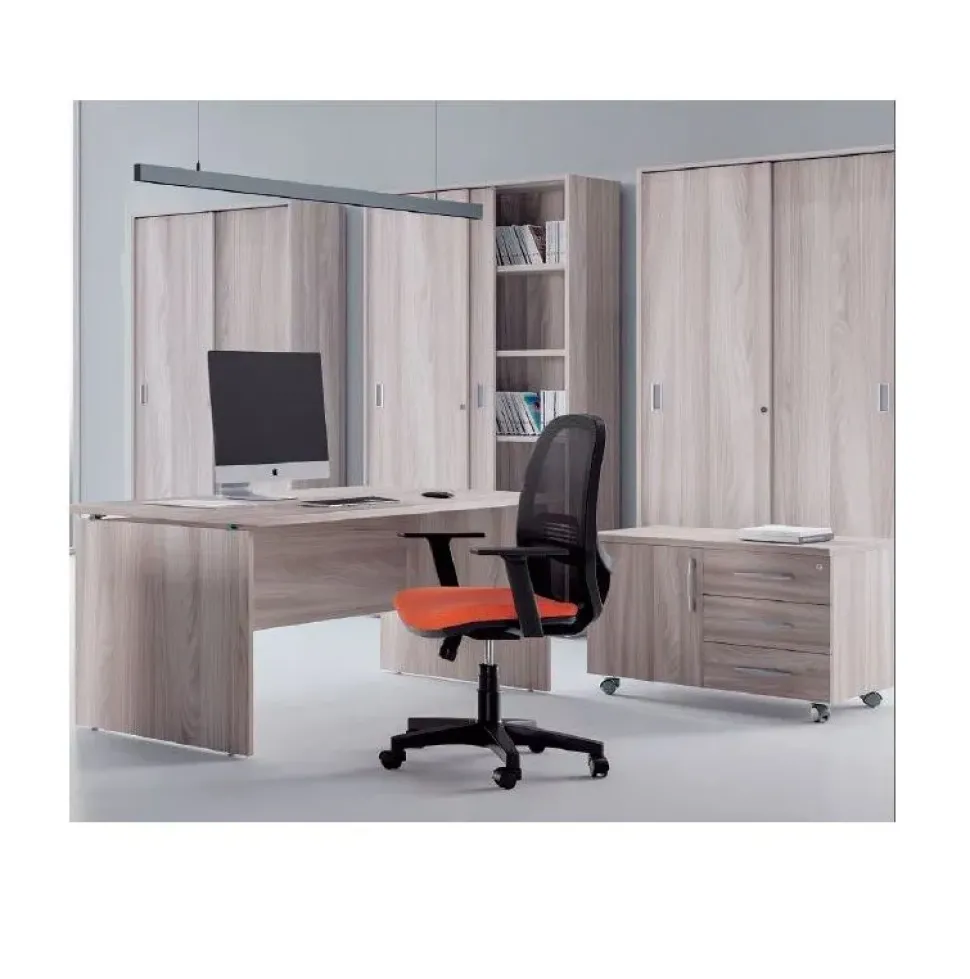 Armadio in legno Mobile armadio ante scorrevoli per ufficio Flycom con forte sconto