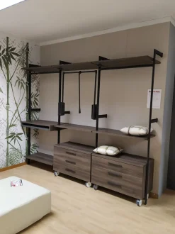 Armadio Metal titanio Zg mobili a senza ante in Offerta Outlet