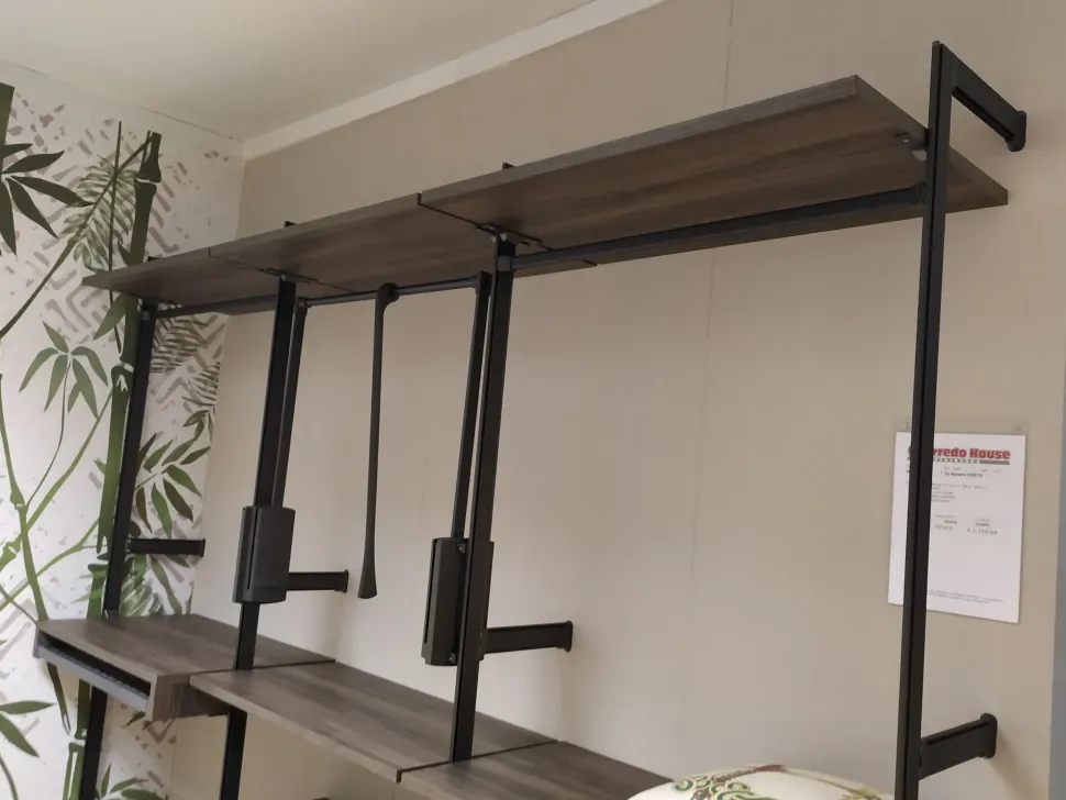 Armadio Metal titanio Zg mobili a senza ante in Offerta Outlet