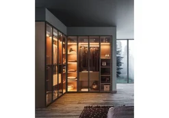 Armadio Milano realizzato in vetro di Pianca scontato -25%