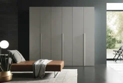 Armadio moderno Armadio a 6 ante mod.abaco con ante finitura calce in promo-sconto del 50% di Gierre mobili a PREZZO OUTLET -44%