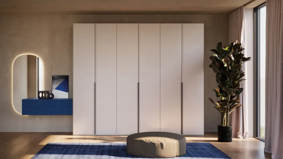 Armadio moderno Armadio battente composizione night 02 di Orme a PREZZO OUTLET -40%