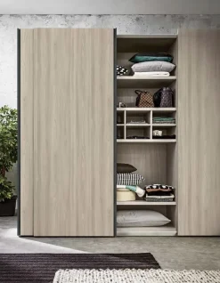 Armadio moderno Armadio scorrevole completo  di Md work a PREZZO OUTLET -45%