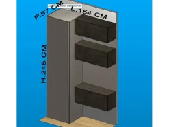 Armadio moderno Ingresso Imab con un ribasso imperdibile