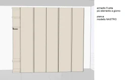 Armadio Nastro Pianca a cinque ante a prezzo scontato