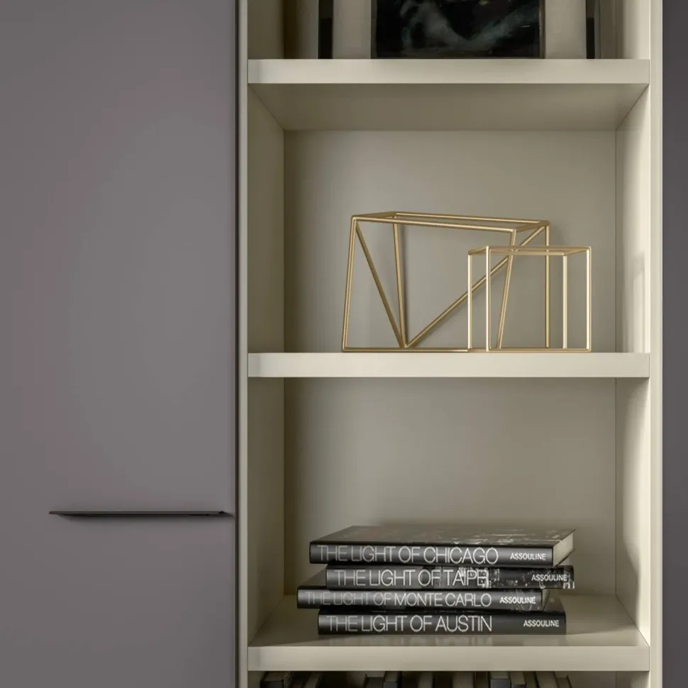 Armadio Power 25 realizzato in laminato materico di Zg mobili scontato -40%