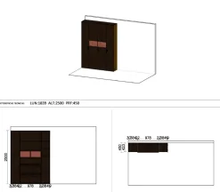 Armadio scontato 30% modello Armadio ingresso con vano giorno di Pianca