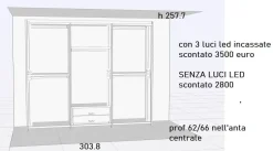 Armadio scontato 31% modello Cornice di Pianca