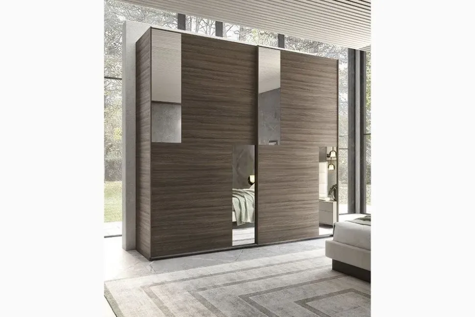 Armadio scontato 53% modello Armadio mod. excelsior a 2 ante scorrevoli in promo-sconto del 50% di S75